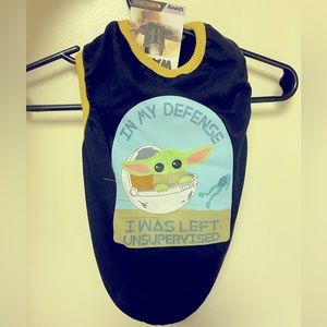 GROGU Star Wars Mandalorian Pet Shirt Small